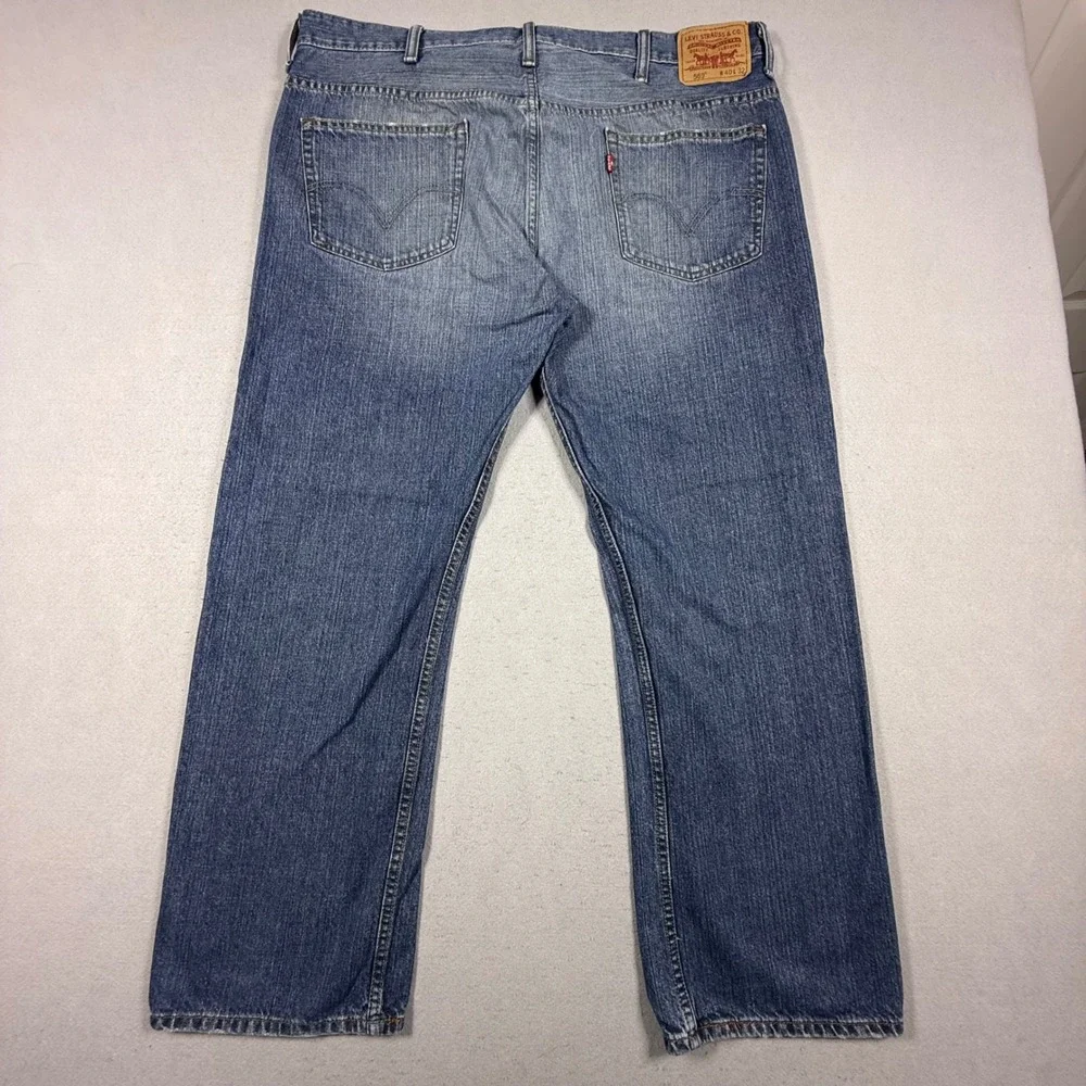 Levis 569 Loose Straight Jeans Mens 40x32 Blue Denim Medium Wash Classic Y2K
